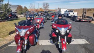 Northern Colorado IMRG heading out for a November Ride