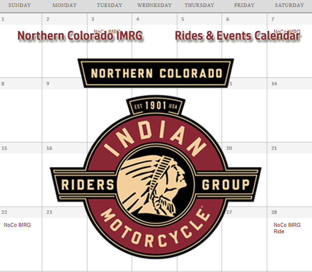 Northern Colorado IMRG Event Calendar