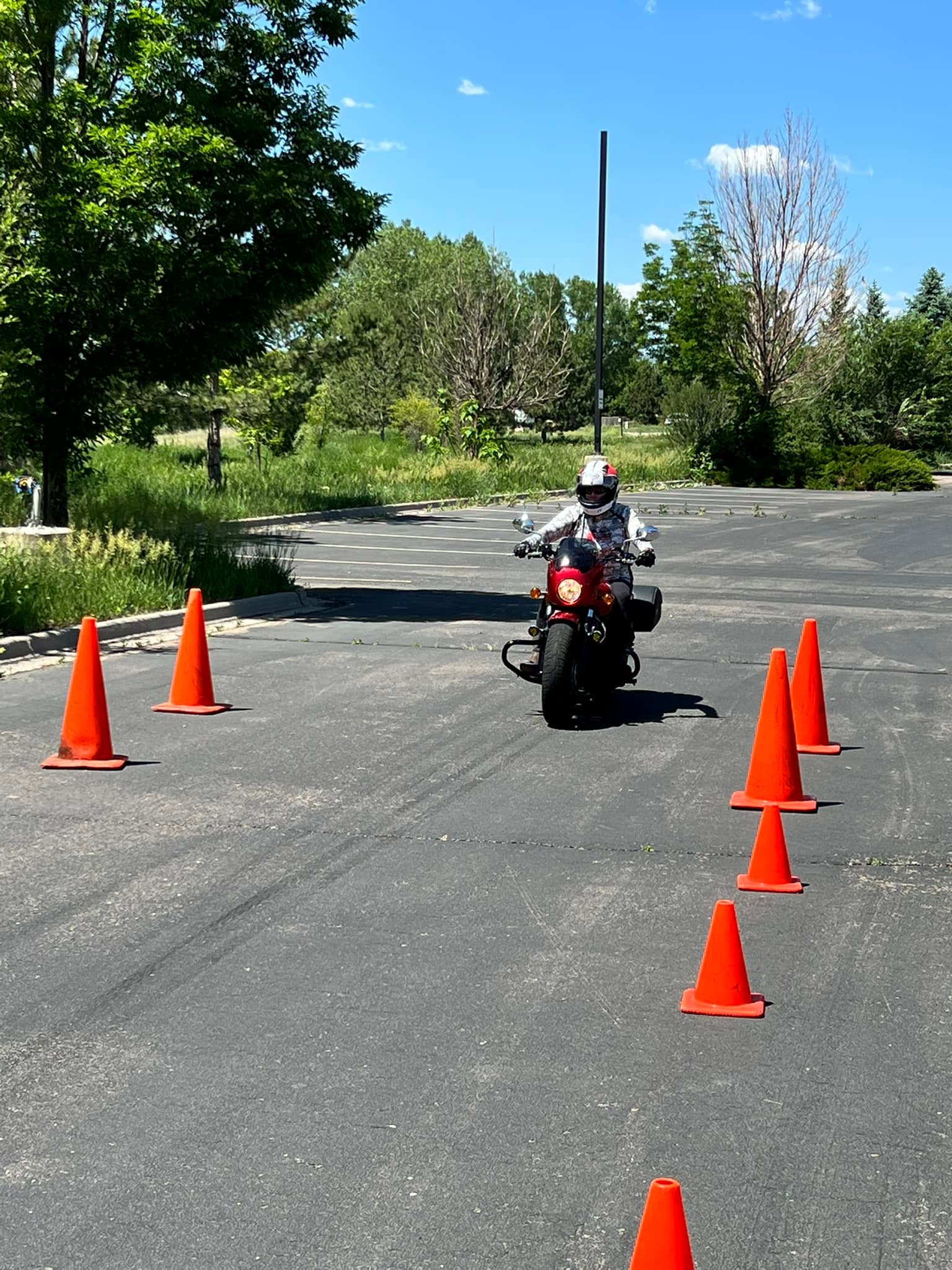 Northern Colorado Indian Motorcycle Riders Group Motorcycle Skills Training Session