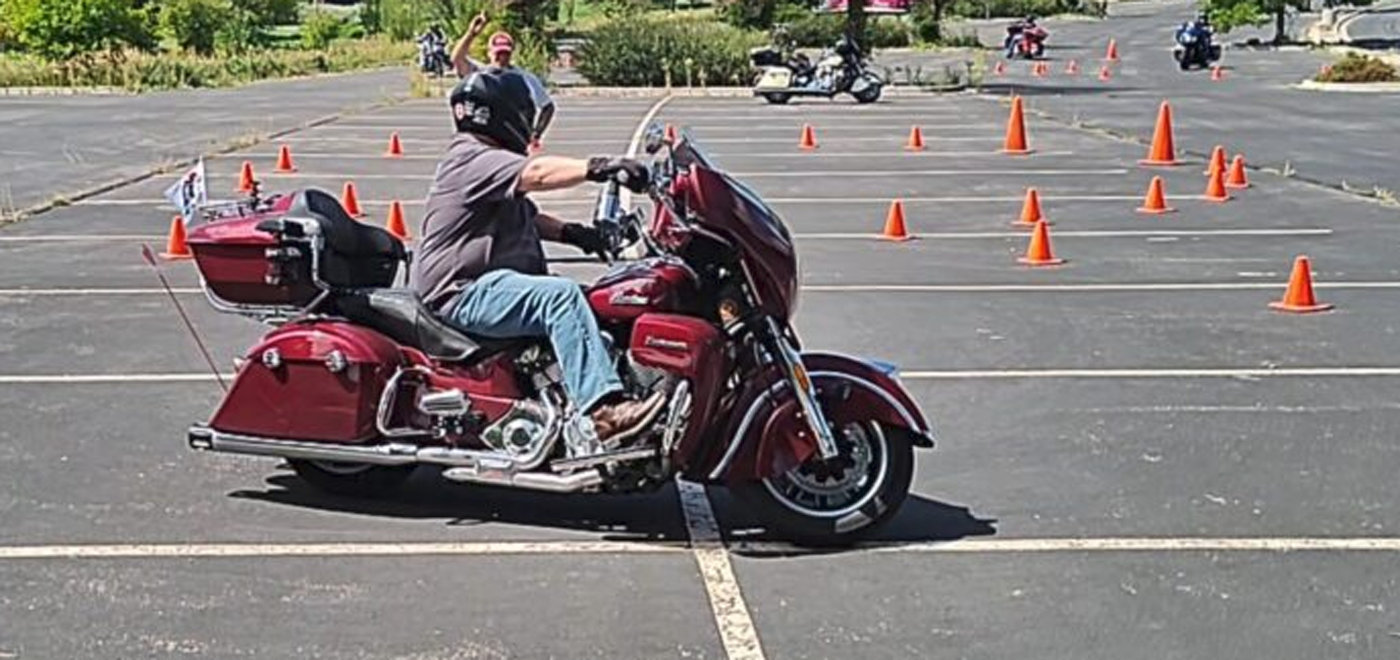 Northern Colorado Indian Motorcycle Riders Group Skills Practice
