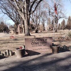 Northern Colorado Indian Motorcycle Riders Group at Grandview Cemetery