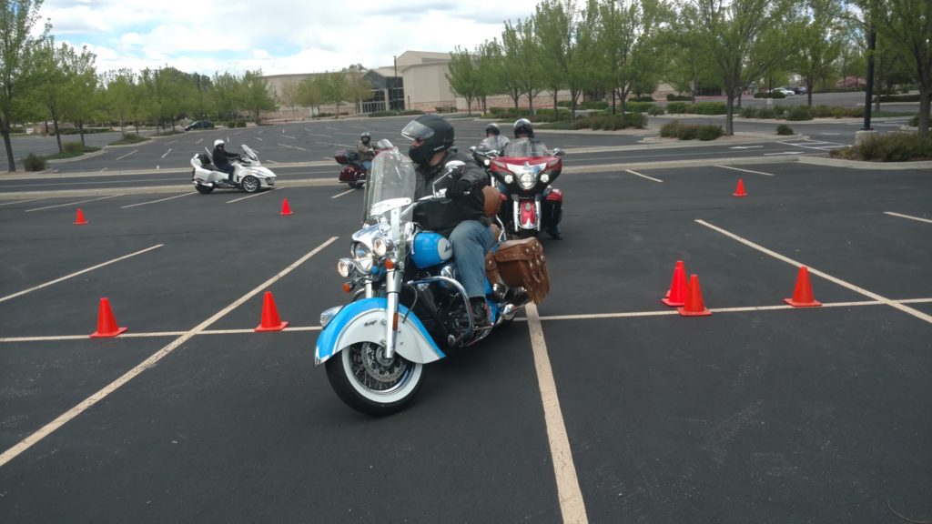 Northern Colorado IMRG practicing motorcycle skills