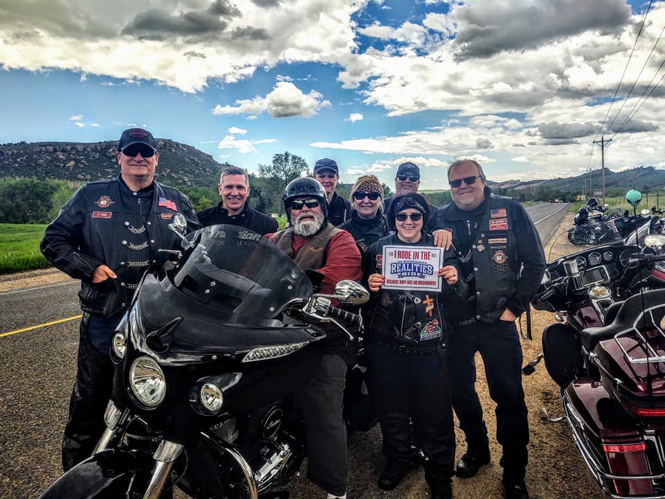 Northern Colorado Indian Motorcycle Riders Group participating in No Boundaries Realities Ride