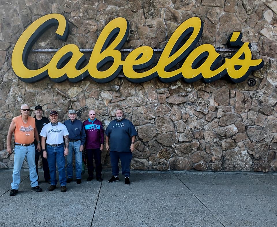 Northern Colorado Indian Motorcycle Riders Group at Cabela's in Sidney
