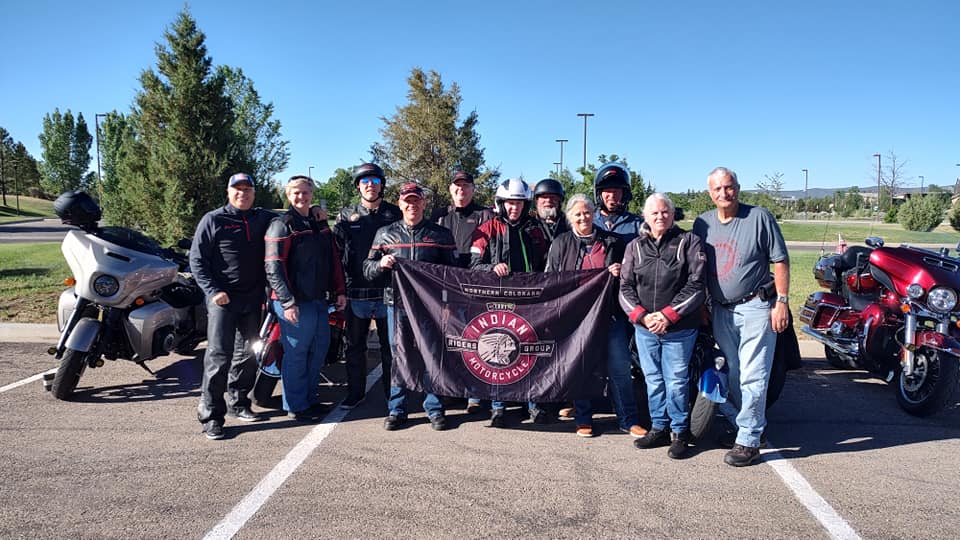 Northern Colorado Indian Motorcycle Riders Group at Durango Rendezvous