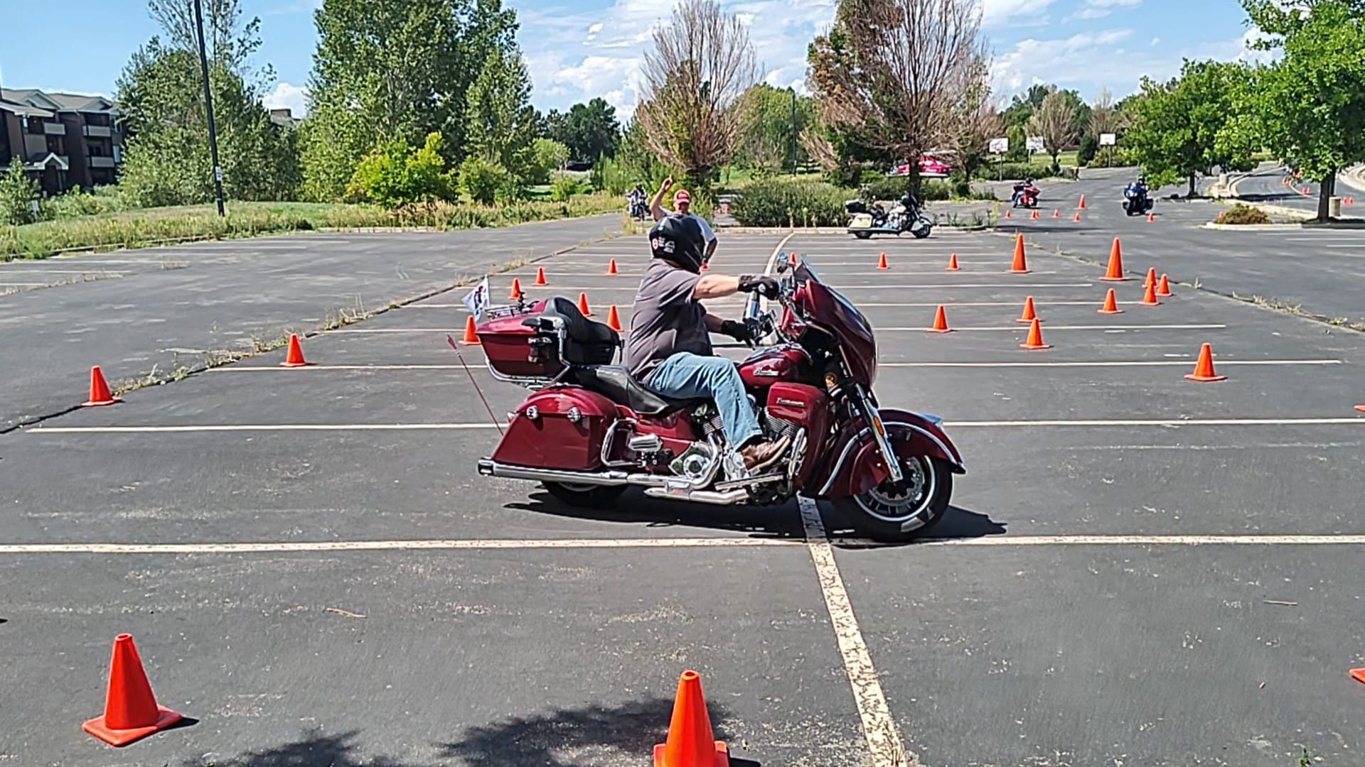 Northern Colorado Indian Motorcycle Riders Group Skills Training Session