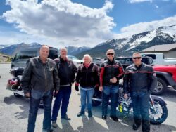 Northern Colorado Indian Motorcycle Riders Group at Molas Pass