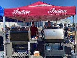 Northern Colorado IMRG grilling for Indian Motorcycle Great Outdoor Cookout