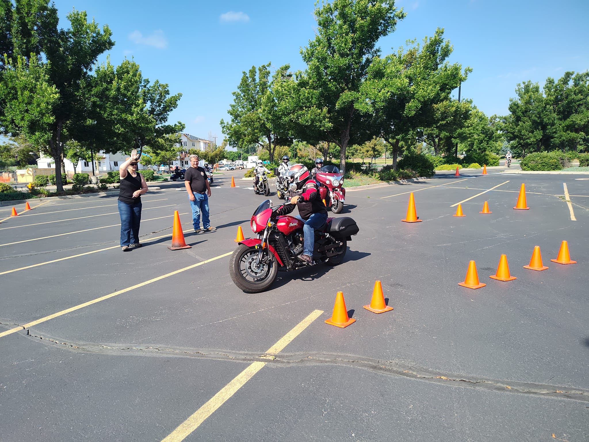 Northern Colorado IMRG motorcycle skills practice