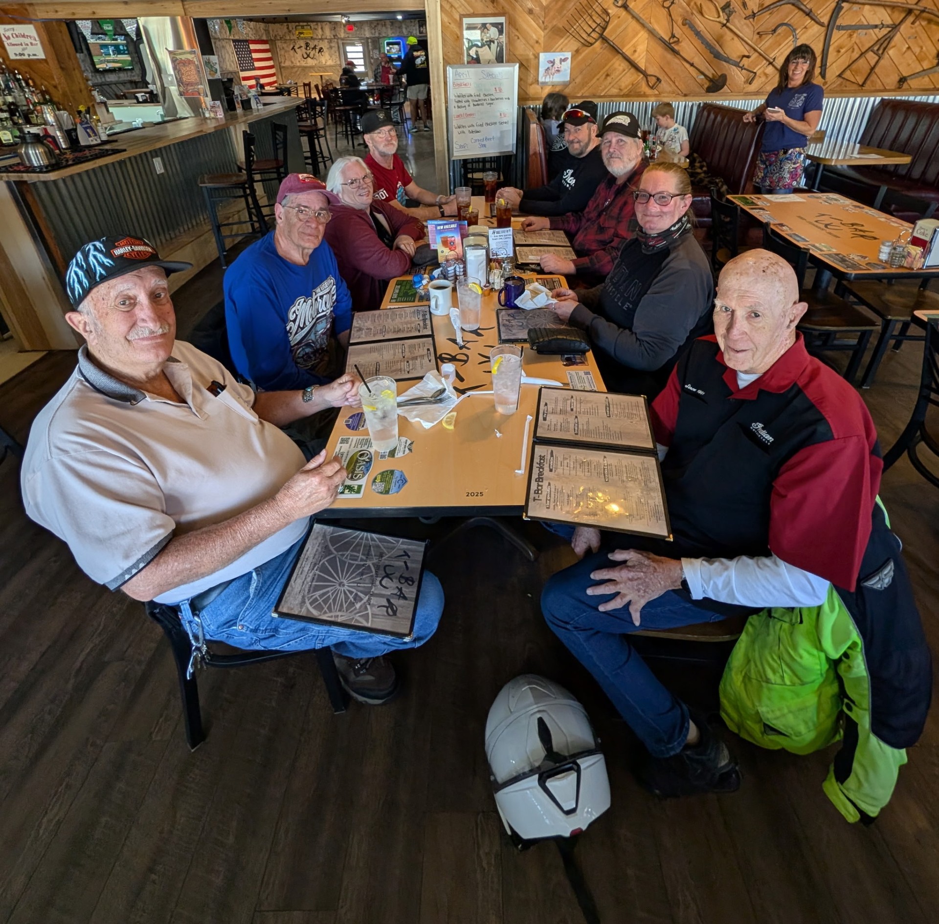 Northern Colorado Indian Motorcycle Riders Group at T-Bar