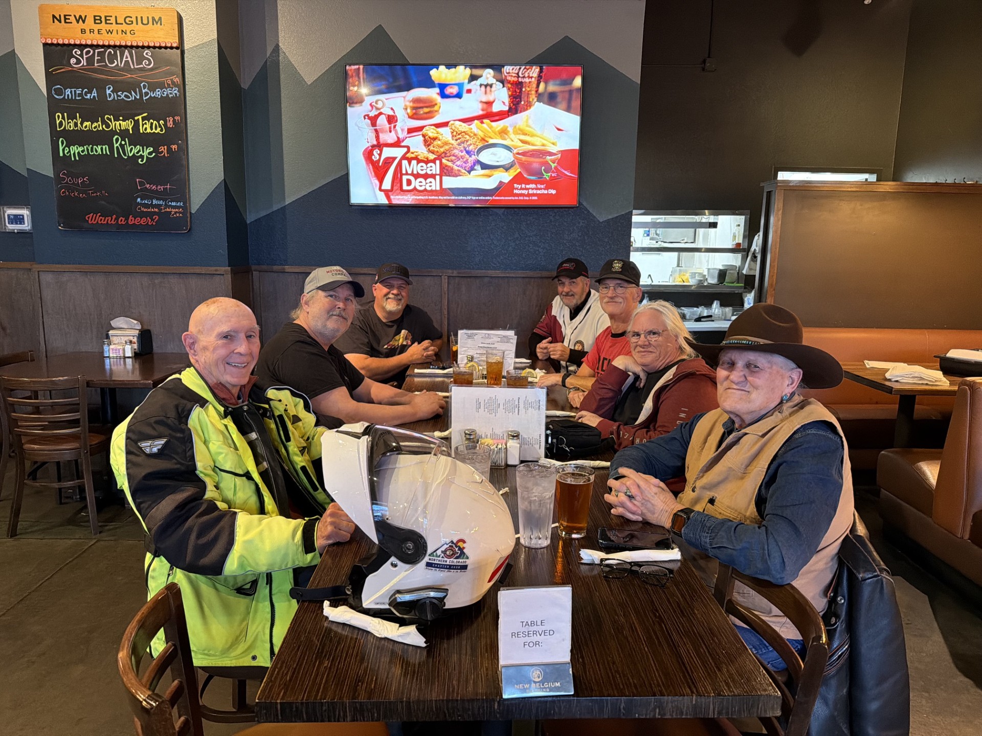 Northern Colorado IMRG at CJ's Patio for dinner