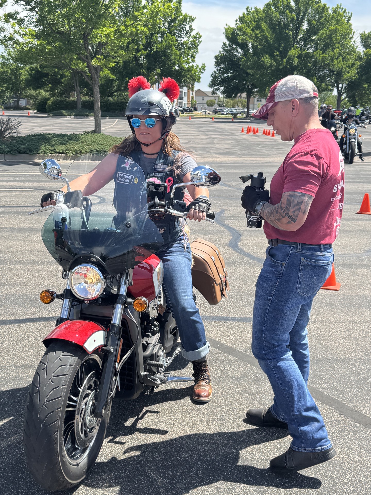 Northern Colorado IMRG motorcycle skills practice