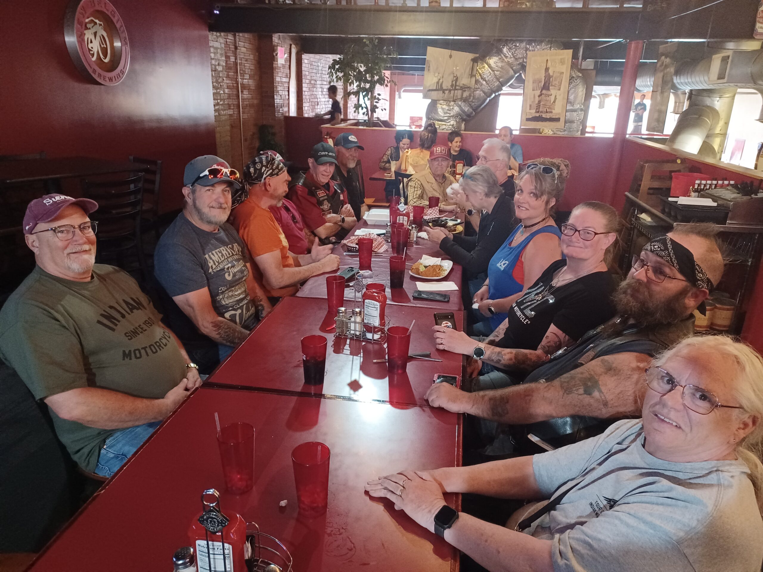 Members of the Northern Colorado IMRG having lunch at 2 Doors Down